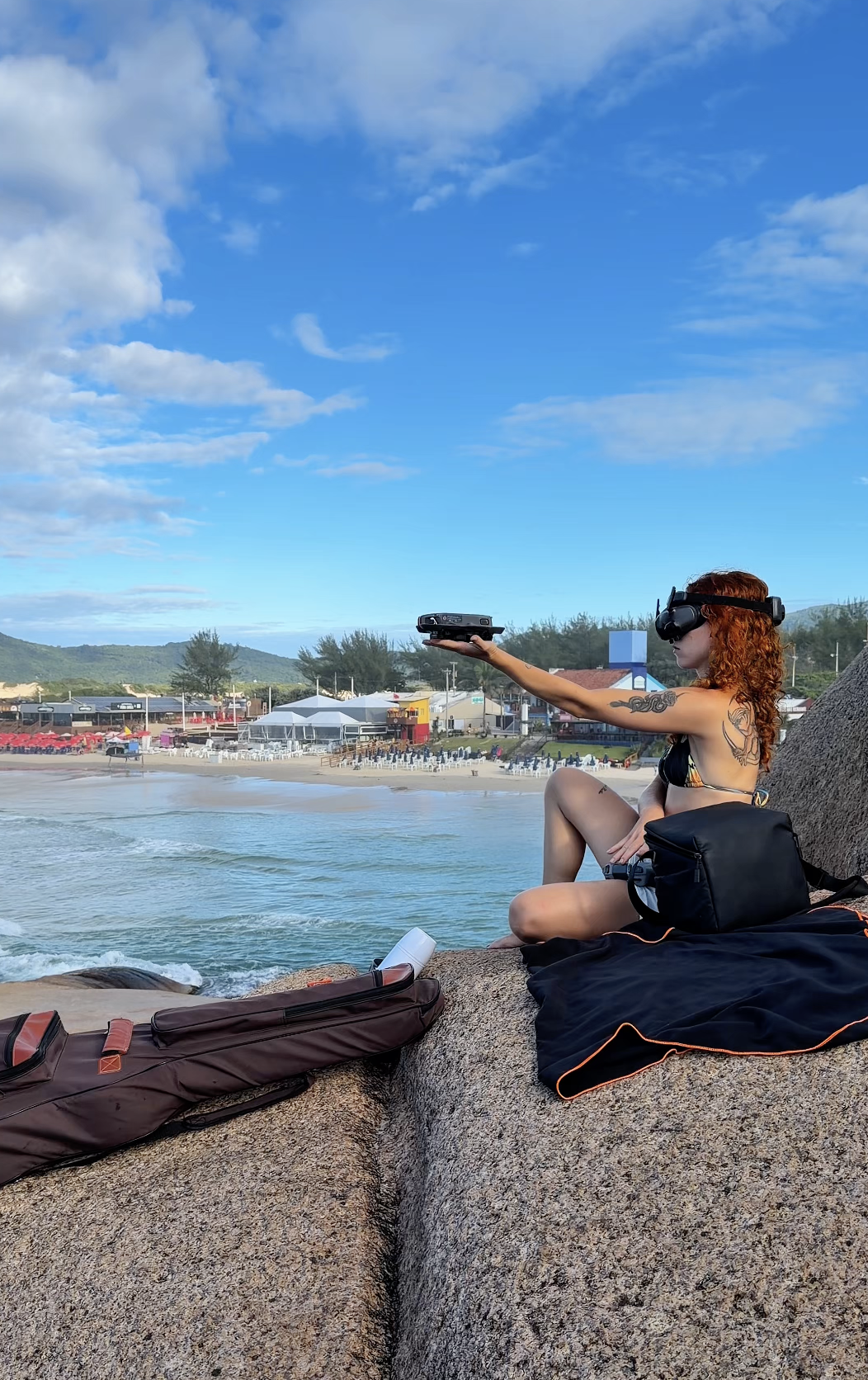 Captação aérea em fpv | Praia da Joaquina | Florianópolis
